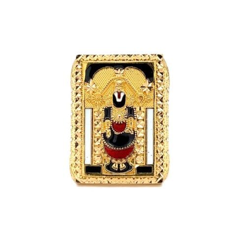 Temple Harmony Balaji Gold Ring | Alfa Jewellers