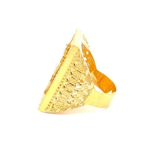 Gold Ring - You Will Never Walk Alone - Left Side View | Alfa Jewellers