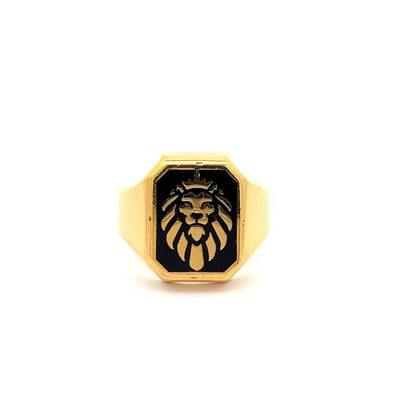 Luminous Lion Gold Ring | Alfa Jewellers