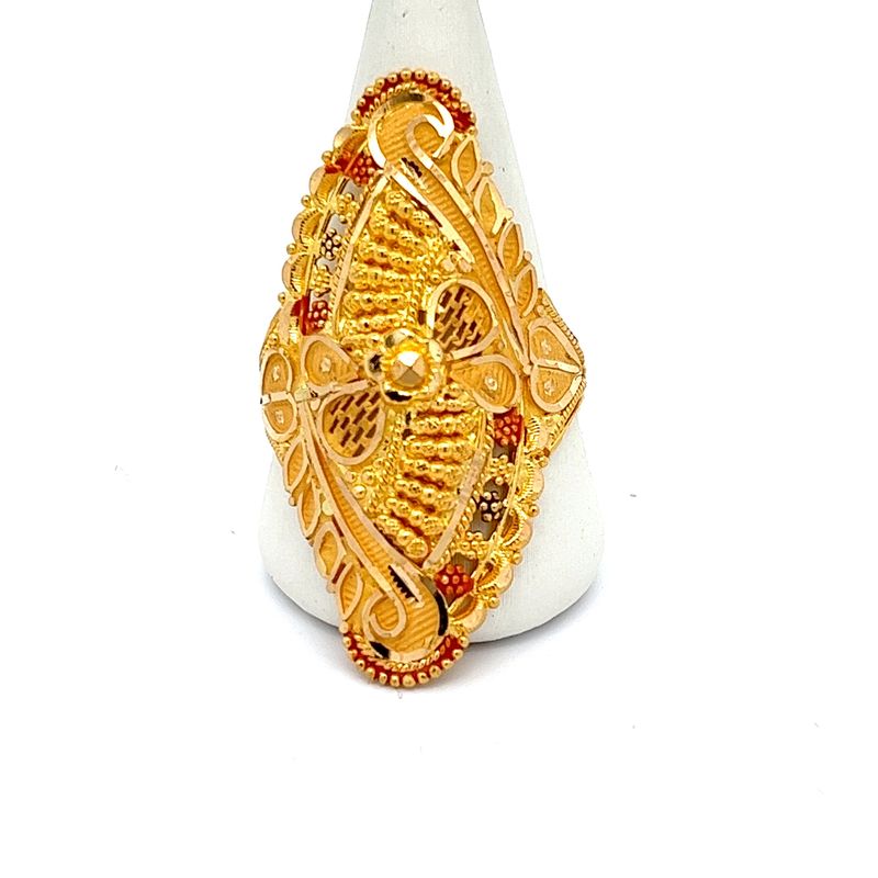 The Gilded Lady Gold Ring - Front View | Alfa Jewellers