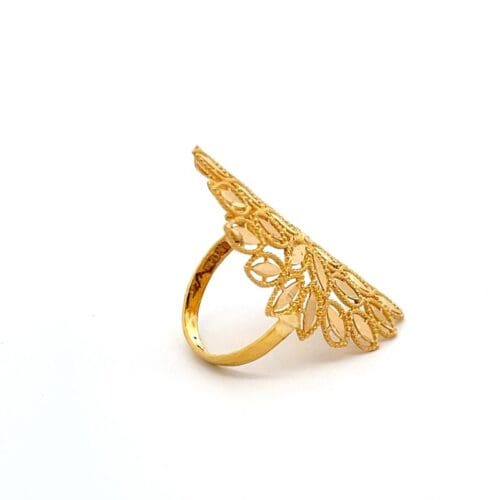 Gold Ring - Blossom Reflection - Right Side View | Alfa Jewellers