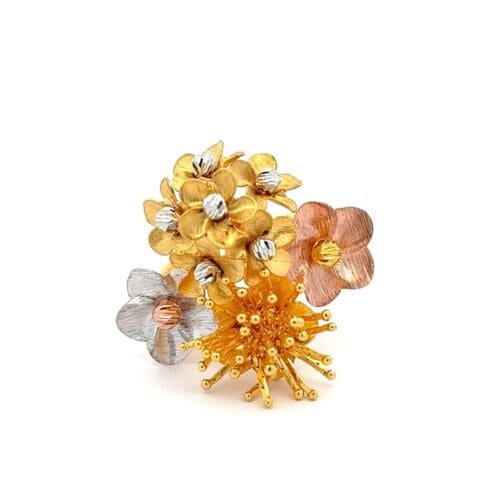 Dance of the Flowers Gold Ring | Alfa Jewellers