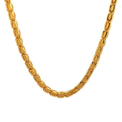 A Mountain's Grace Gold Chain - Front View | Alfa Jewellers