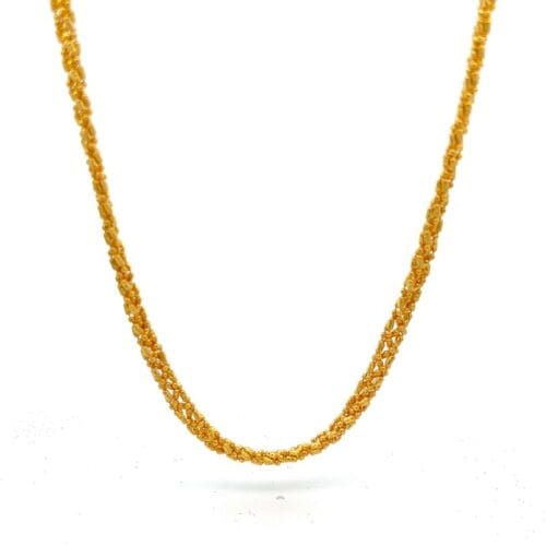 Gold Chain - Intertwining Orbit | Alfa Jewellers