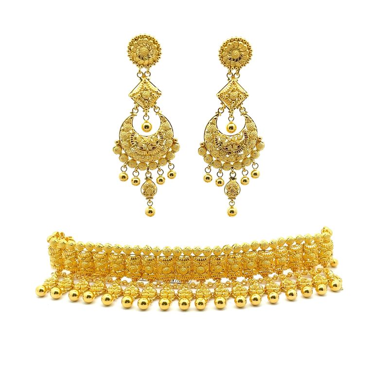 Calcutta Radiance Chandbali Earrings | Alfa Jewellers