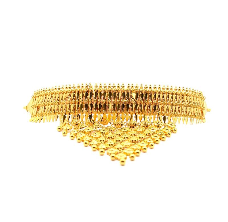 Enchanting Kerala Gold Choker | Alfa Jewellers