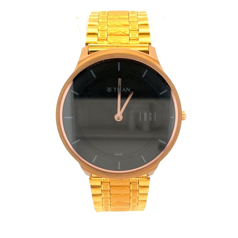 Titan's Edge Men's Gold Watch | Alfa Jewellers