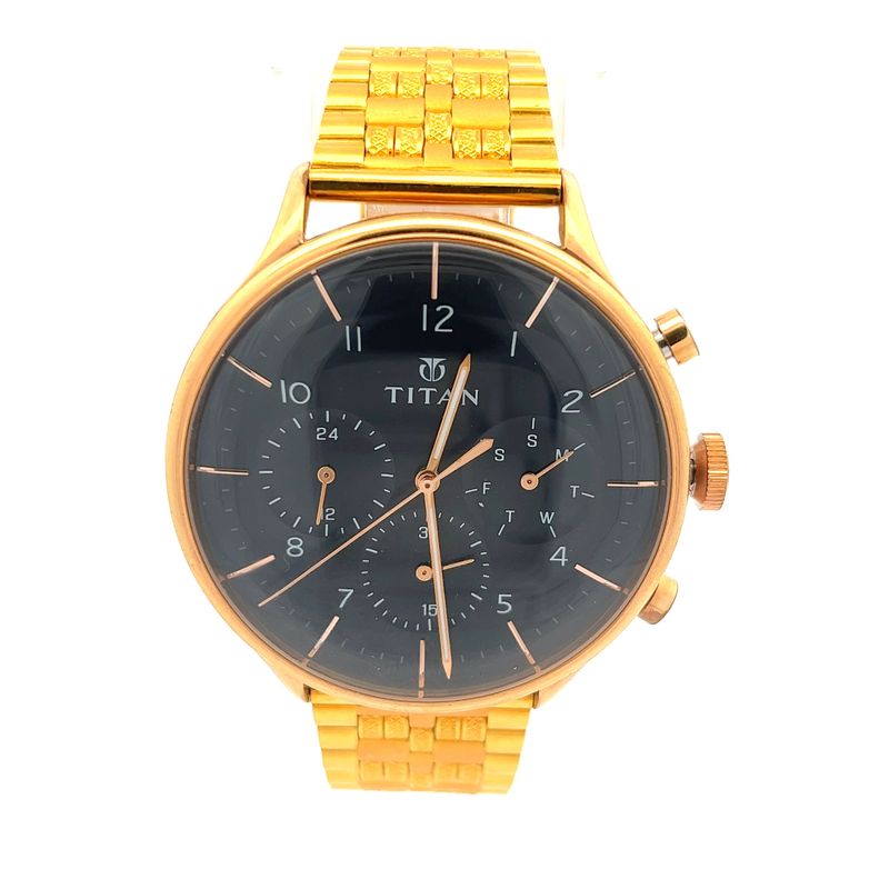 Titan's Majesty Men's Gold Watch | Alfa Jewellers