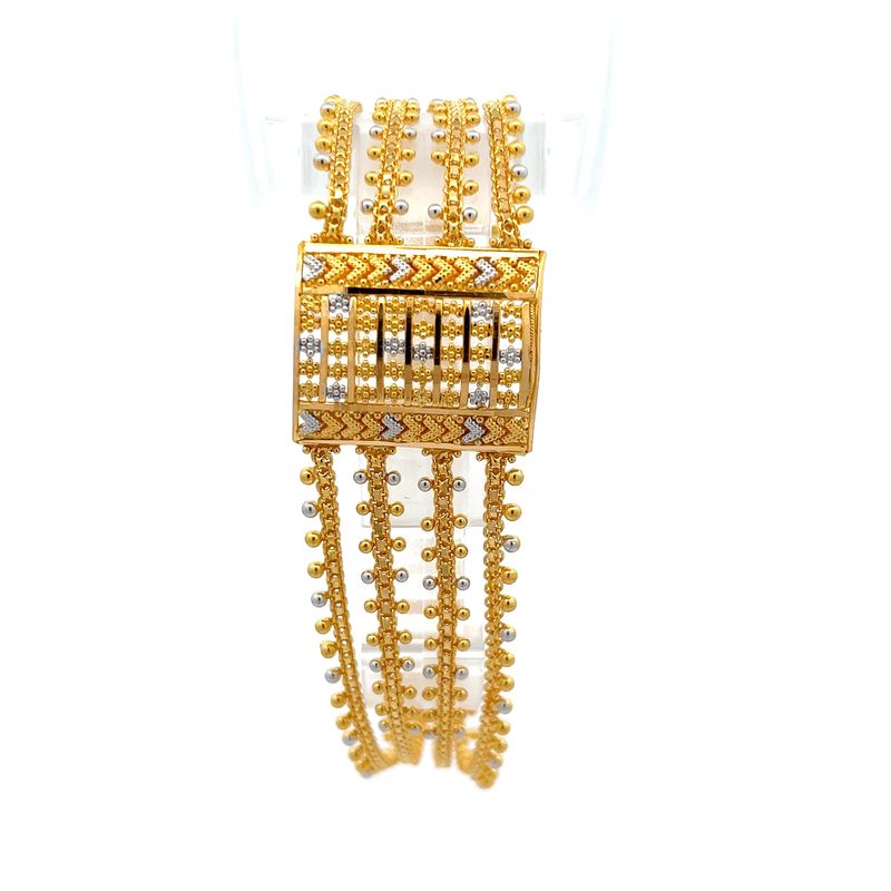 Delicate Lattice Gold Link Bracelet | Alfa Jewellers