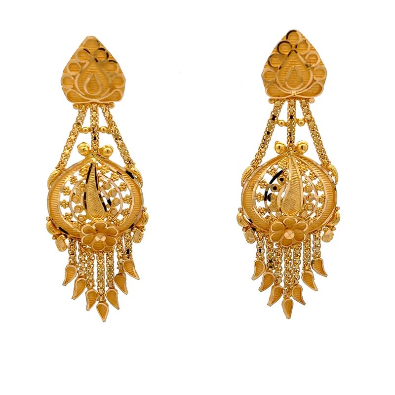 Illuminating Diya Chandelier Earrings | Alfa Jewellers