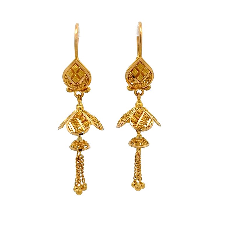 Blossom Bells Jhumka Earrings | Alfa Jewellers