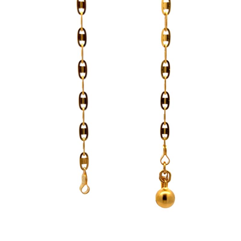 Melody Links Gold Anklet | Alfa Jewellers