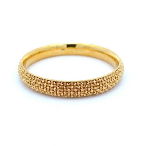 Dainty Filigree Gold Kangan | Alfa Jewellers
