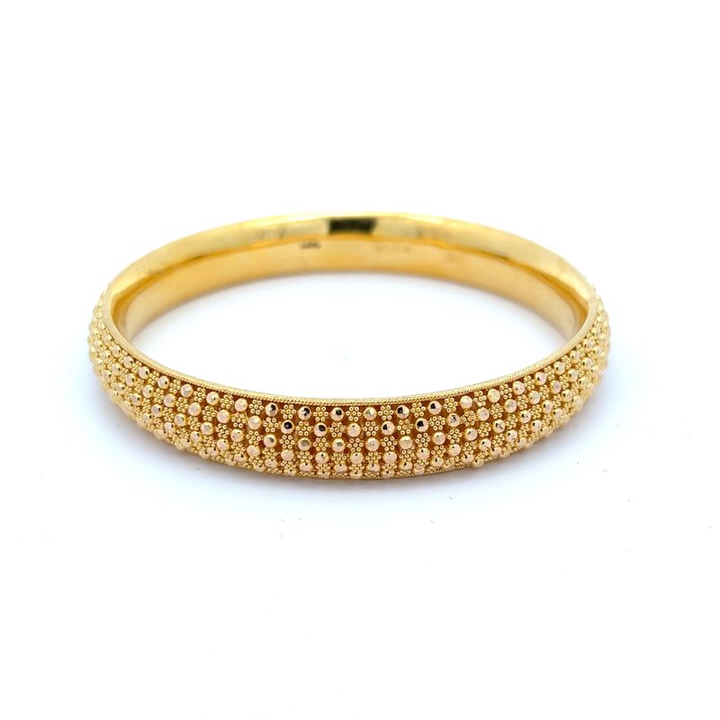 Dainty Filigree Gold Kangan | Alfa Jewellers
