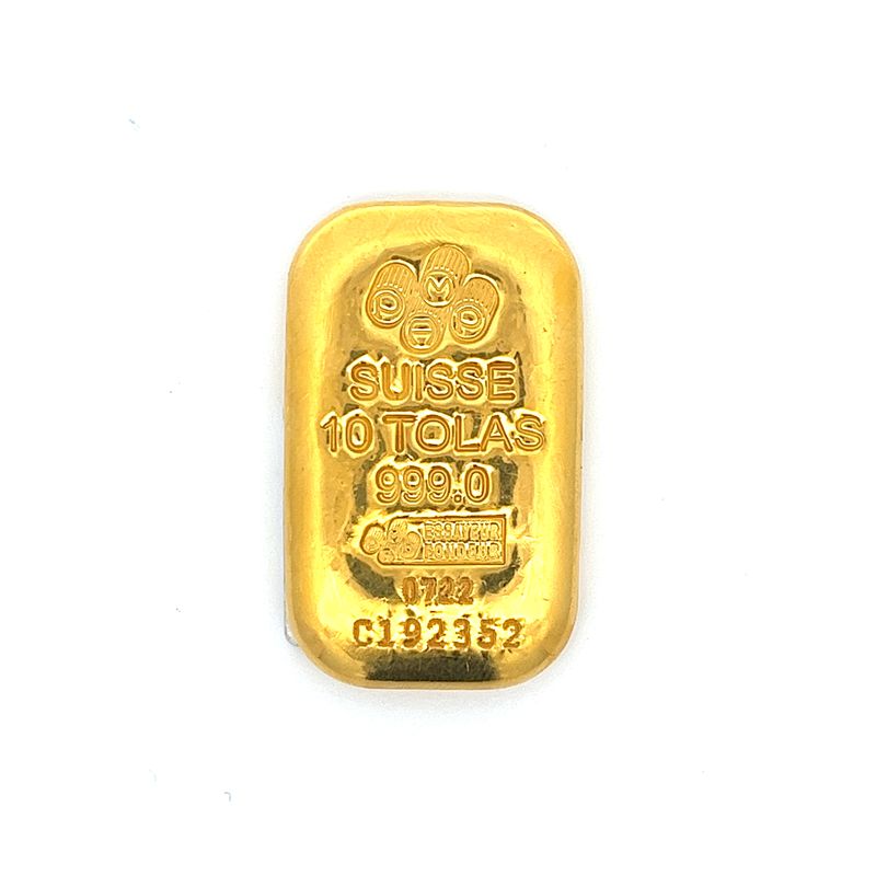 24k Suisse Tola Gold Bar | Alfa Jewellers