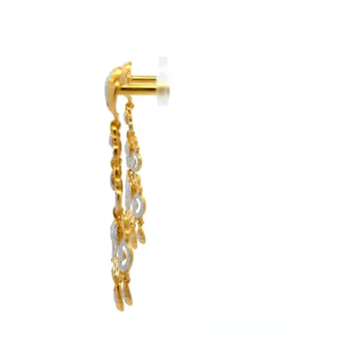 Gold-Earrings-Symphony-of-Shadows-Gold-Chandelier-Earrings-Left