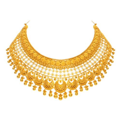 Serene Whisper Gold Necklace | Alfa Jewellers