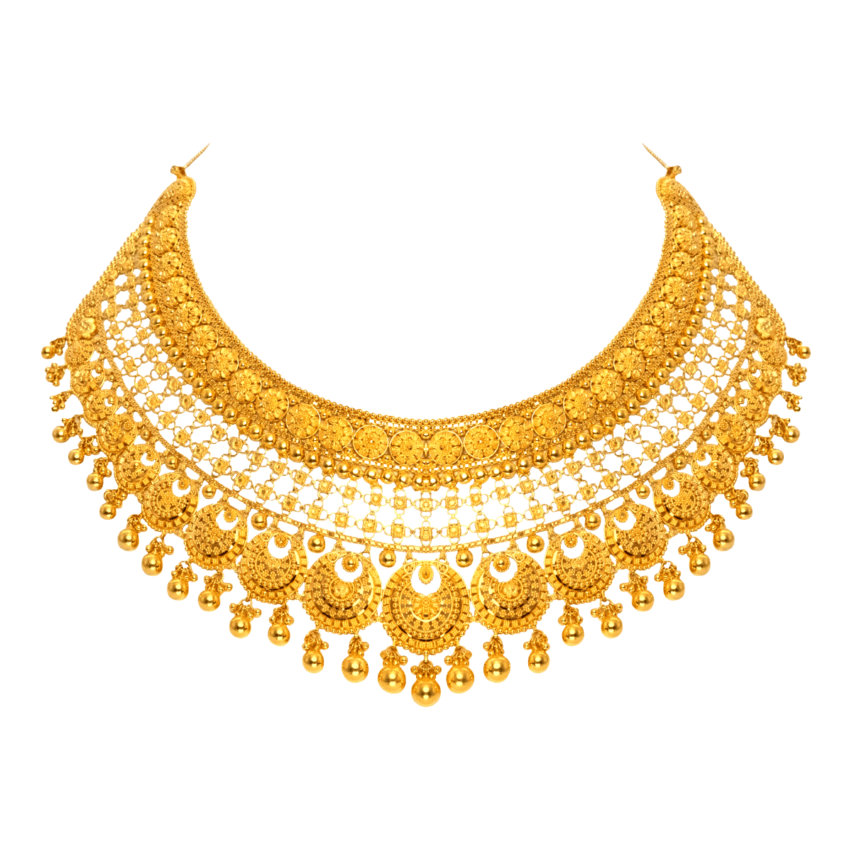 Serene Whisper Gold Necklace | Alfa Jewellers