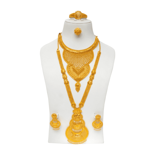 Gold Jewellery Set - Enchanting Cascade | Alfa Jewellers