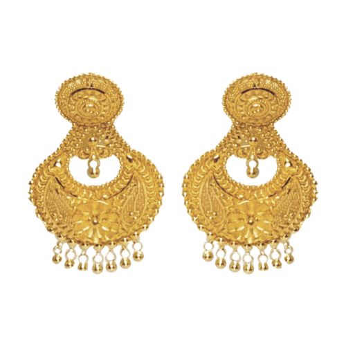 Enchanting Cascade Chandbali Earrings | Alfa Jewellers