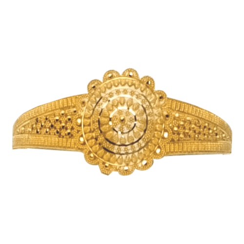 Enchanting Cascade Gold Bangle | Alfa Jewellers