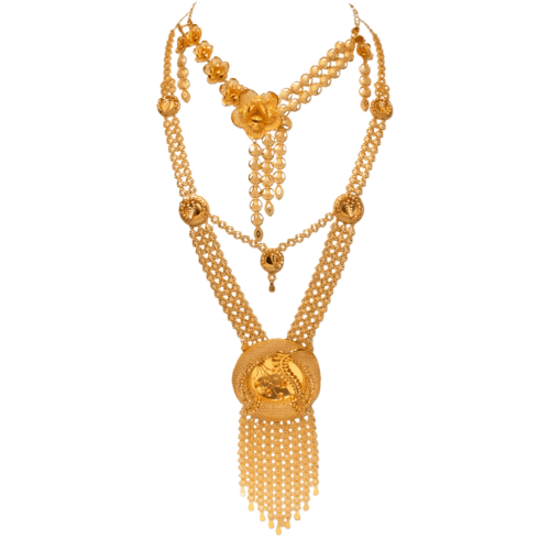 Floral Whispers Gold Necklace | Alfa Jewellers