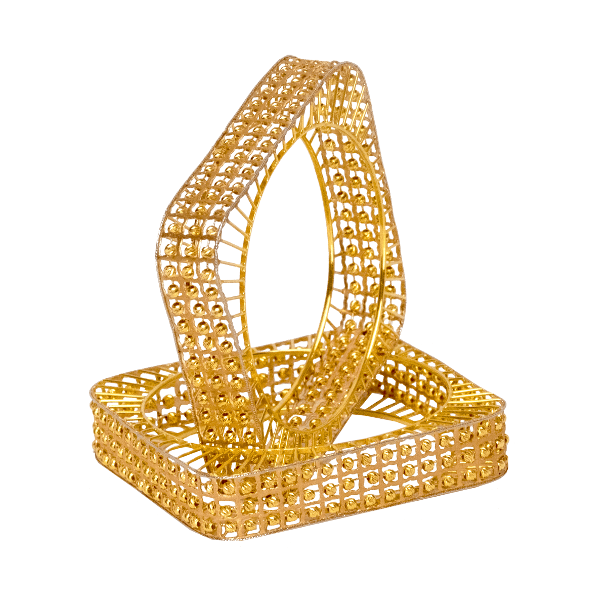 Symmetry's Radiance Gold Bangles | Alfa Jewellers