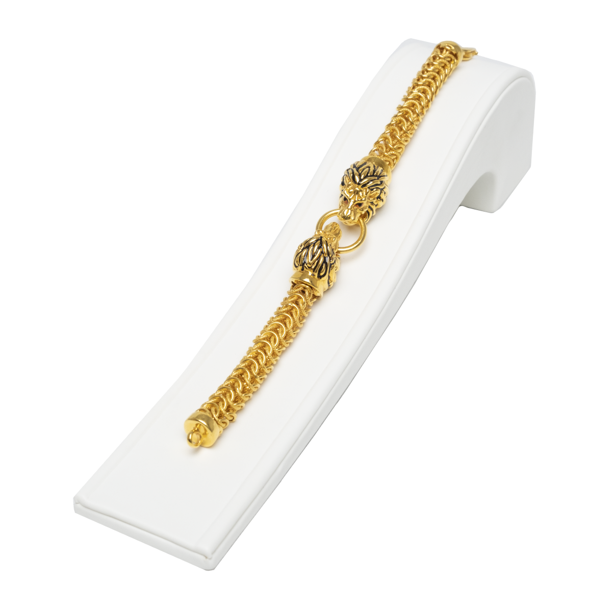 Lionheart Majesty Gold Link Bracelet | Alfa Jewellers