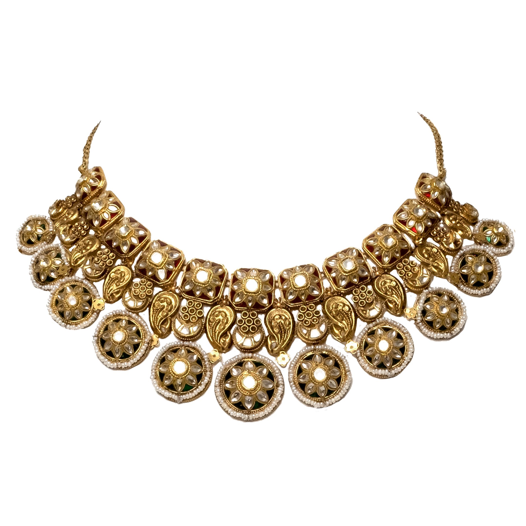 Vintage Splendour Gold Necklace | Alfa Jewellers