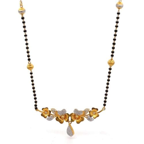 Gemmed Unity Mangalsutra Necklace | Alfa Jewellers