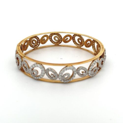 Diamond Crown Bangle | Alfa Jewellers