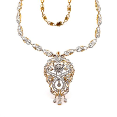 Luxe Diamond Extravaganza Necklace - Front View | Alfa Jewellers