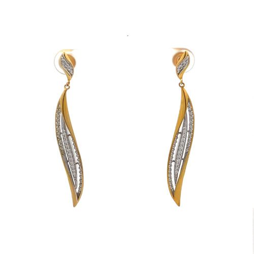 Whimsical Diamond Earrings - Front view | Alfa Jewellers