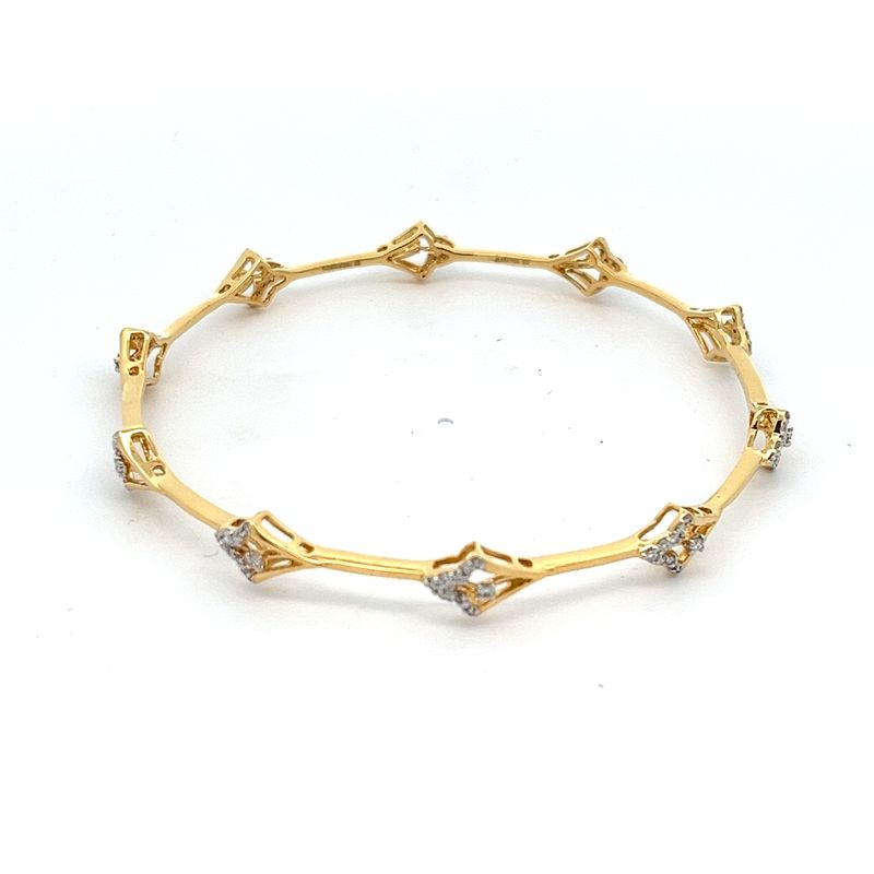 Exquisite Diamond Embrace Bracelet