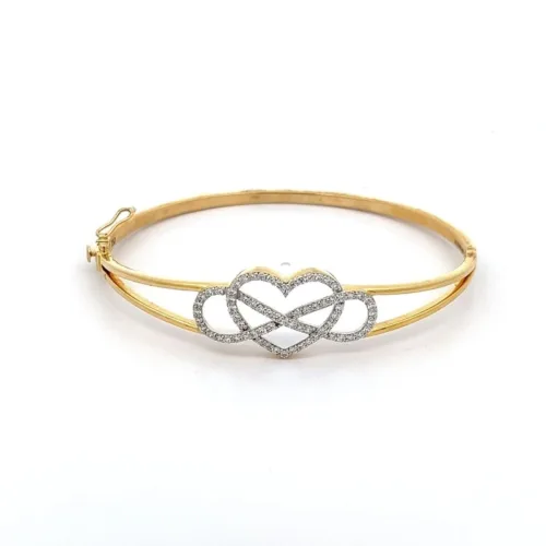 Diamond Bangle - Luminous Lacelet Diamond Bangle