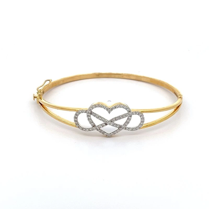 Diamond Bangle - Luminous Lacelet Diamond Bangle