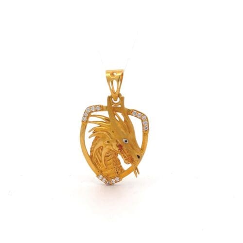 Mythical Fire-Breather Dragon Pendant - Alfa Jewellers